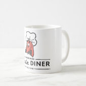 小犬のダイナーの飲料のマグ コーヒーマグカップ (正面右)