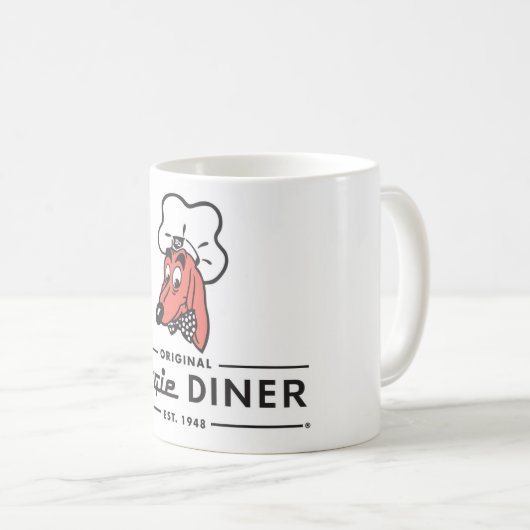 小犬のダイナーの飲料のマグ コーヒーマグカップ (正面右)