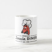 小犬のダイナーの飲料のマグ コーヒーマグカップ (中央)