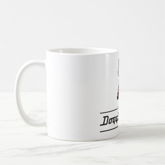 小犬のダイナーの飲料のマグ コーヒーマグカップ (左)