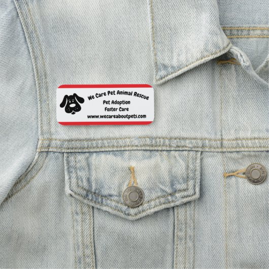 小犬のペットの救助のボランティアの団体や組織 名札 (インサイチュ)