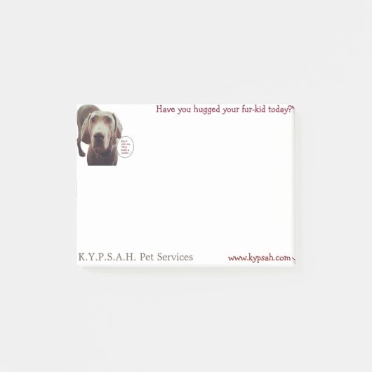 小犬のポスト・イット ポストイット (正面)