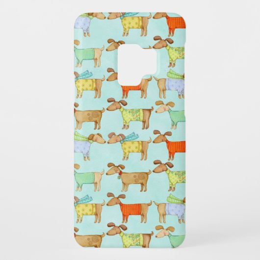 小犬の恋人のSamsungの銀河系S9の箱 Case-Mate Samsung Galaxyケース (裏面)