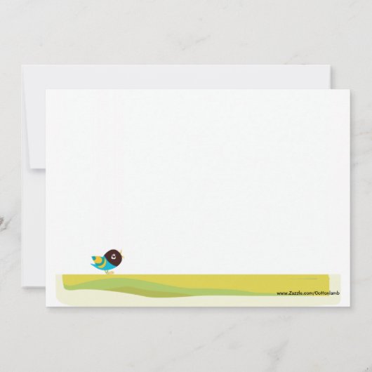 小犬の招待状 招待状 (裏面)