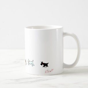 小犬の歩行をして下さい コーヒーマグカップ
