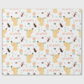 小犬の誕生日の包装紙 ラッピングペーパー (フラット)