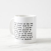 小犬は傷つけません コーヒーマグカップ (正面左)