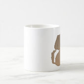 小犬を頼むこと コーヒーマグカップ (中央)
