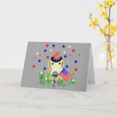 小犬7月第4 カード (黄色い花)