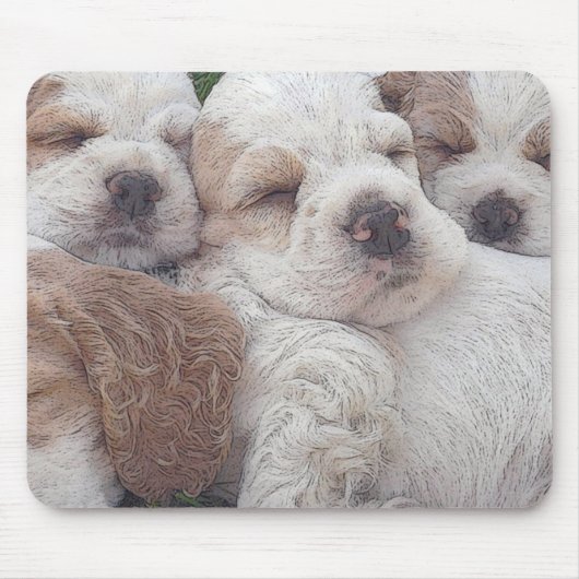 小犬 マウスパッド (正面)