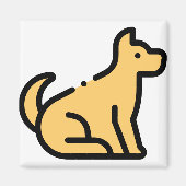 小犬 マグネット (正面)