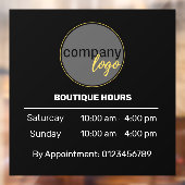 小独占的営業時間アポイントメント白 ウィンドウサイン (シート2)