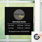 小独占的営業時間アポイントメント白 ウィンドウサイン (ホーム)