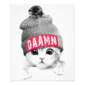 小猫 フォトプリント            (正面)