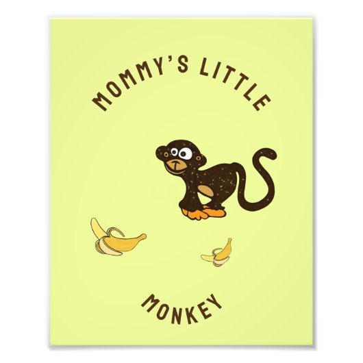 小猿 フォトプリント            (正面)