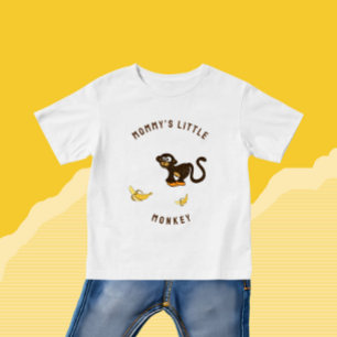 小猿 ベビーTシャツ