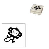 小猿 ラバースタンプ (押印)