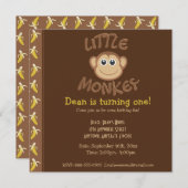 小猿 招待状 (正面/裏面)