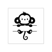 小猿(旗) ラバースタンプ (インプリント)