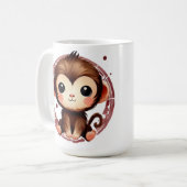 小猿Tシャツ コーヒーマグカップ (正面左)