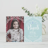 小王室のプリンセス写真 招待状 (スタンド正面)