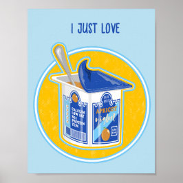 小瓶にアプリコットヨーグルト ポスター