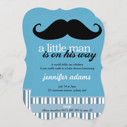 小男が行く 招待状 (正面/裏面)