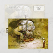 小男の子とトロール ポストカード (正面/裏面)