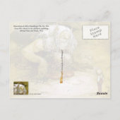 小男の子とトロール ポストカード (裏面)