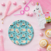 小男の男のパーティーワードアートプレート ペーパープレート (パーティー)