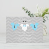 小男の赤ちゃんシャワー 招待状 (スタンド正面)