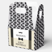 小男はボックスを好む、男の子の最初の誕生日 フェイバーボックス (オープン)