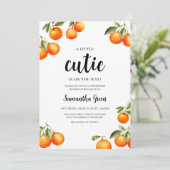 小男女兼用かわいこちゃん赤ちゃんシャワー 招待状 (スタンド正面)