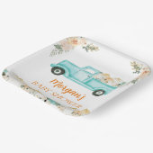 小男女兼用さなかぼちゃかわいい赤ちゃんシャワー ペーパープレート (傾斜あり)