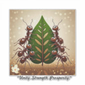 「小疑問に思統一された」 シール (正面)