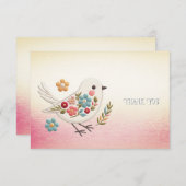 小白鳥フローラサンキューカード サンキューカード (正面/裏面)