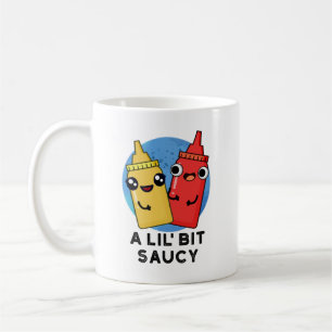 小皿のソースおもしろいプリン コーヒーマグカップ
