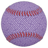 小県柄日本の、紫、ピンク ソフトボール (正面)