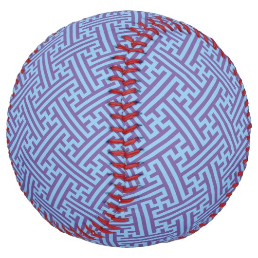 小県柄日本の、紫、青 ソフトボール (アングル)