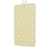 小県柄、日本の金ゴールド、白 カーエアーフレッシュナー (左)