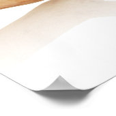 小石と流木のバランス ポスター (角)