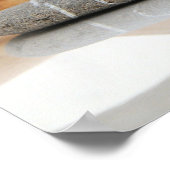 小石と流木 ポスター (角)