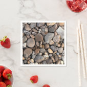 小石と石模様 スタンダードカクテルナプキン (インサイチュ)