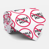 小石のタイ無し ネクタイ (ロール)