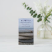 小石のビーチの名刺 名刺 (スタンド正面)