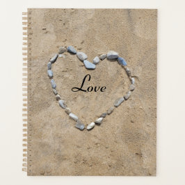 小石の上のビーチ プランナー手帳