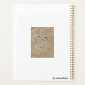 小石の上のビーチ プランナー手帳 (裏面)