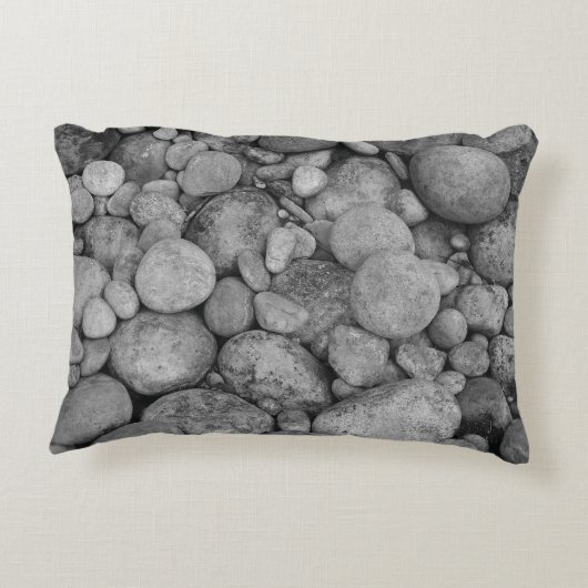 小石の石造りの写真の家の装飾の装飾の枕 アクセントクッション (裏面)