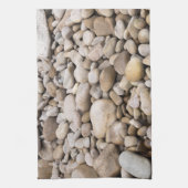 小石の背景パターン キッチンタオル (縦)