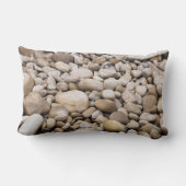 小石の背景パターン ランバークッション (裏面)